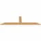Ekena Millwork Portland Smooth Timber Gable Bracket, Western Red Cedar, 84"W x 24"H x 1 1/2"D x 5 1/2"F, 7/12 Pitch GBW084X24X0206POR00SWR - alternate 3